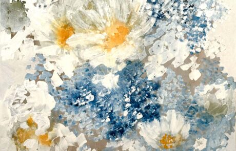 Heidi Jerger, Blumen unter sich 120cm x 100cm