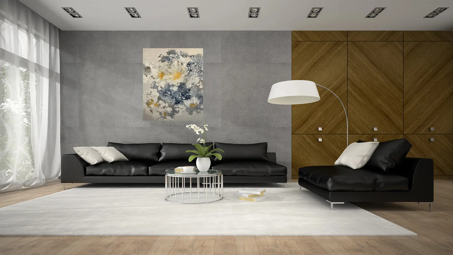 Blumen unter sich II Mockup 120 x 100cm