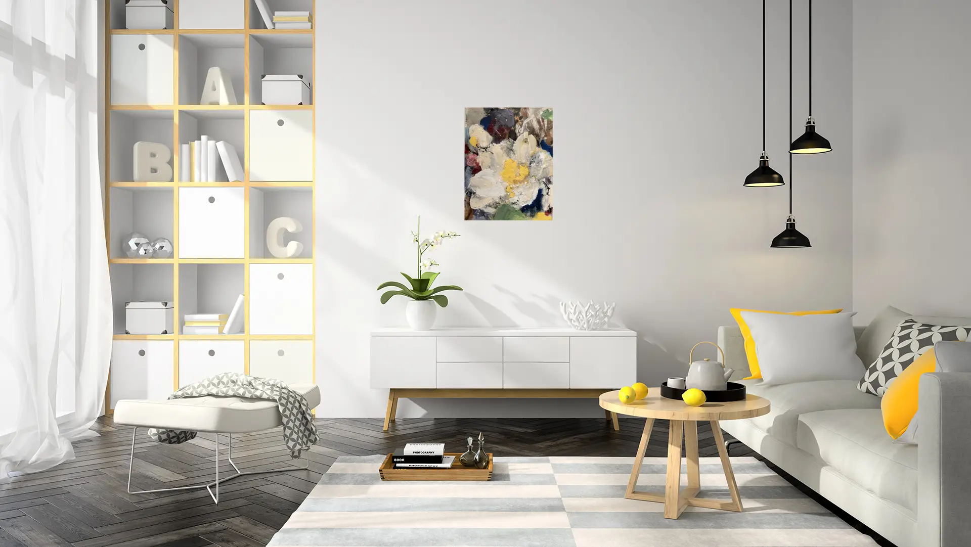 Blumensymphonie IIMockup 45 x 35cm