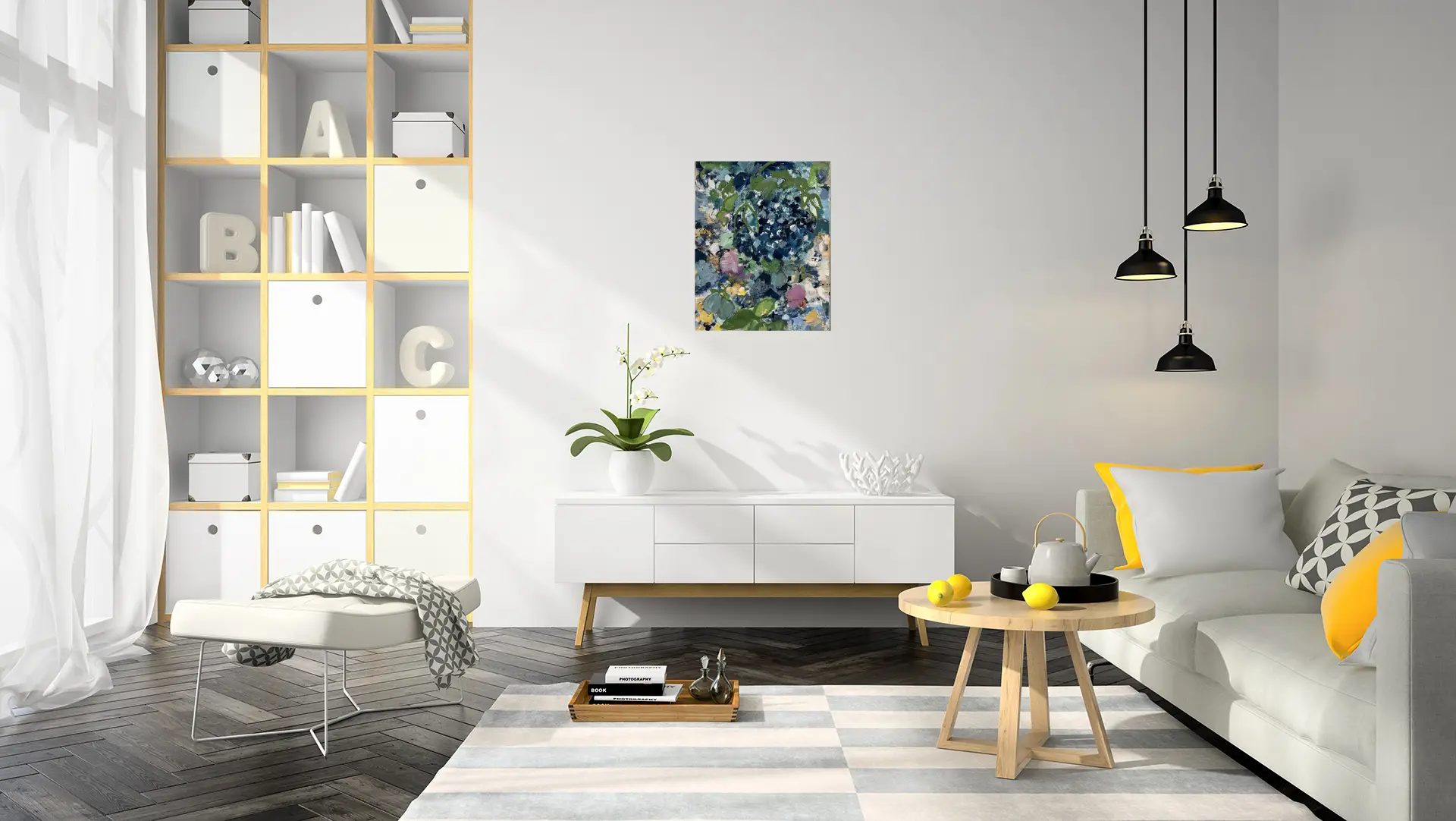 Frühling I Mockup 50 x 50cm