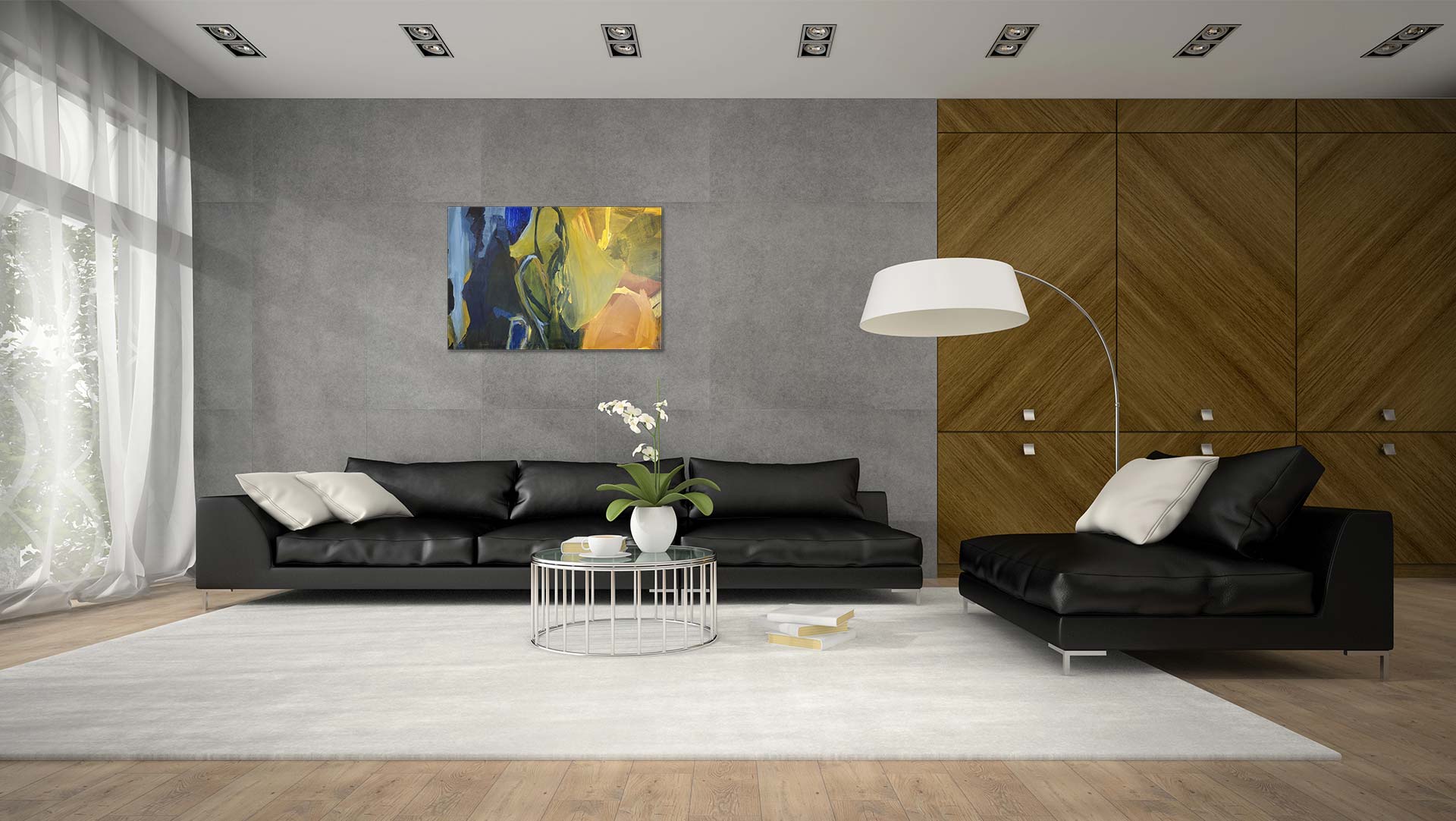 Licht und Schatten II Mockup 80 x 120cm