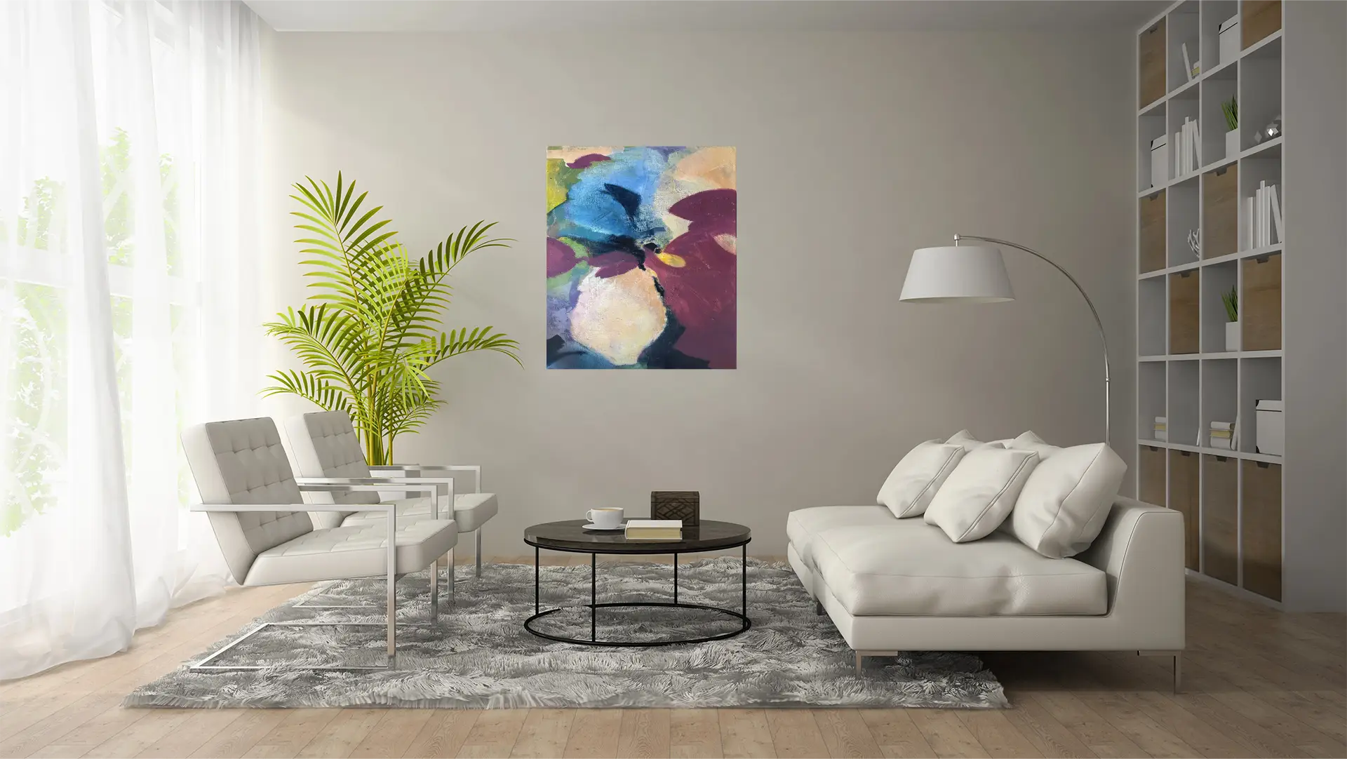 Wolkenweben 2025 70 x 60cm