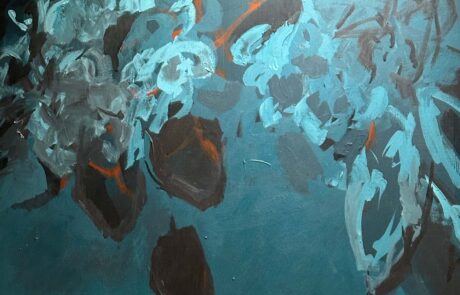 Heidi Jerger, Wolkenweben lI 100cm x 100cm